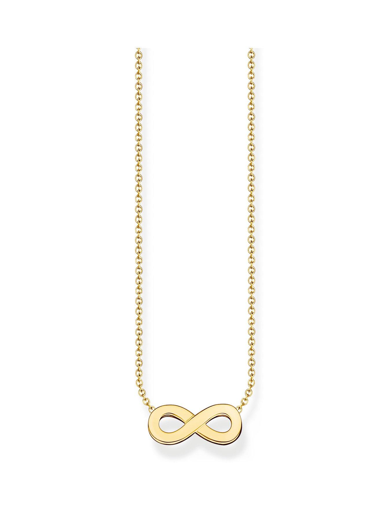 undefined Infinity pendant: delicate, expressive, silver, adjustable length