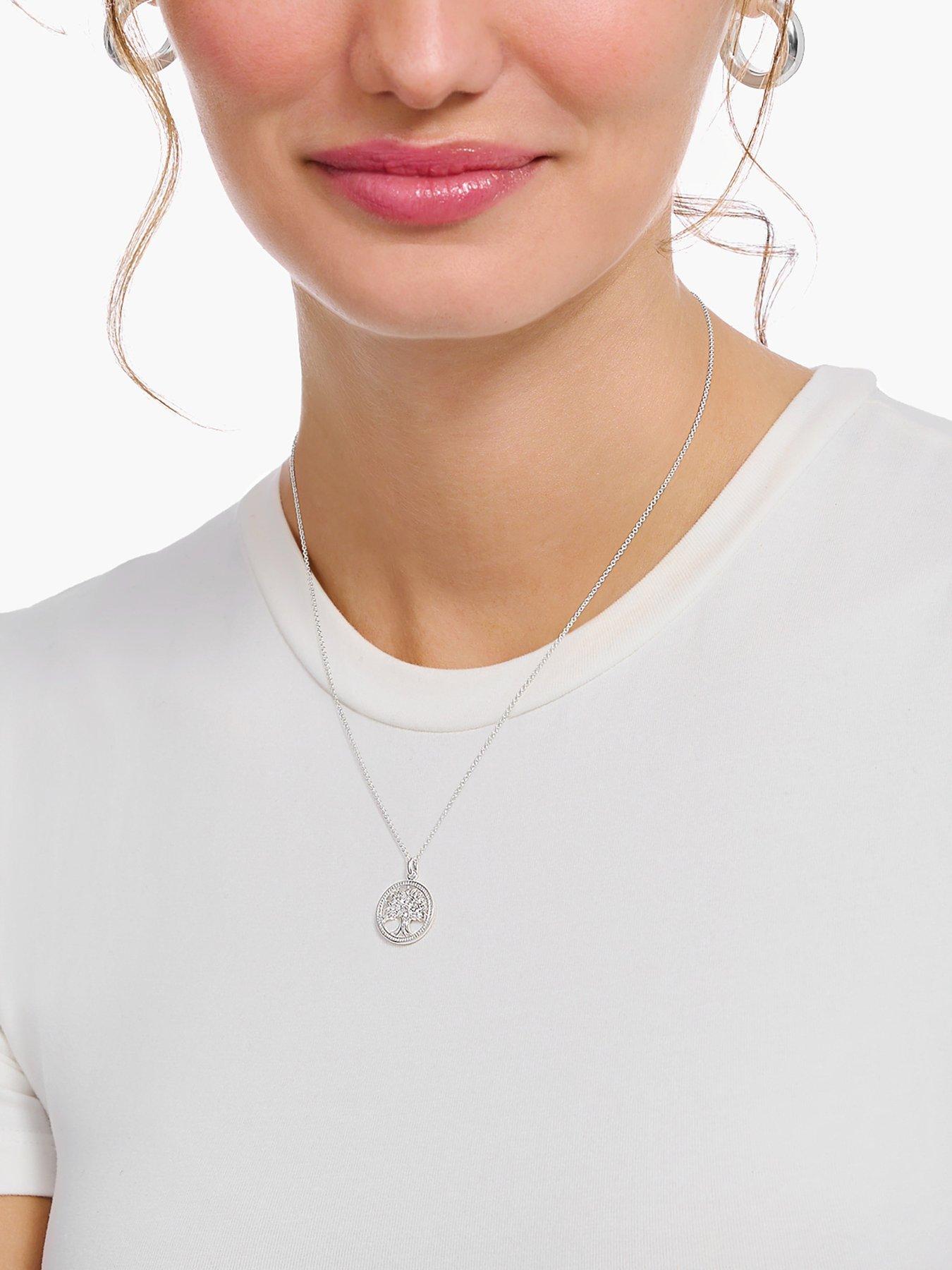 Thomas Sabo Tree of Love pendant deep connections silver adjustable length Very