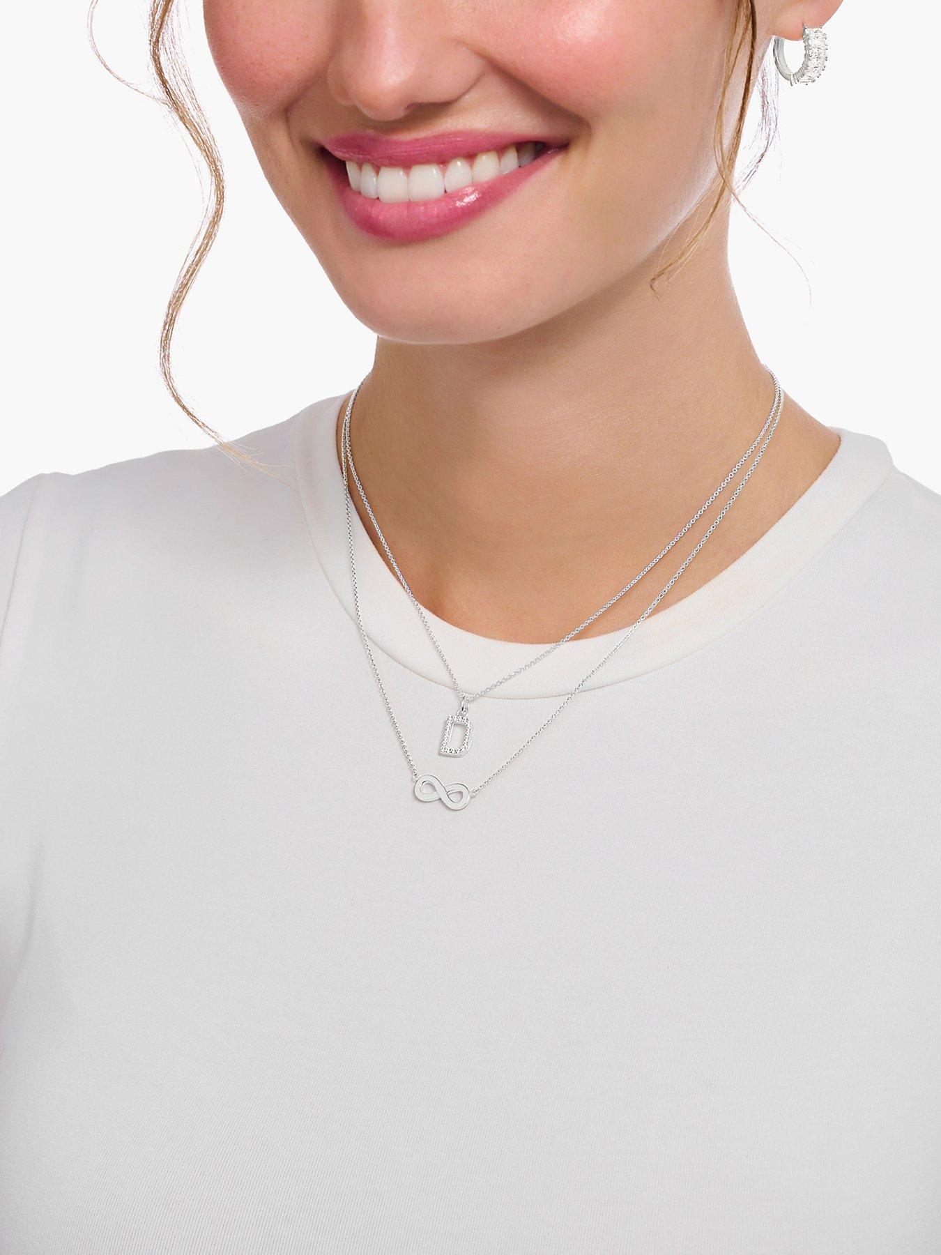 Thomas Sabo Infinity pendant necklace delicate meaningful silver adjustable length Very