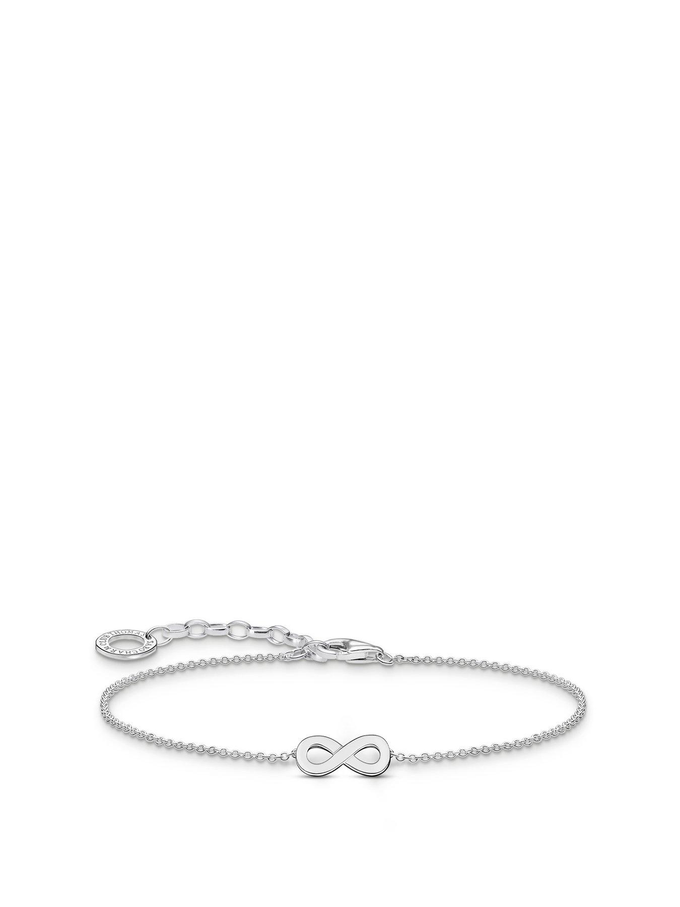 Product photograph of Thomas Sabo Infinity Pendant Necklace from very.co.uk
