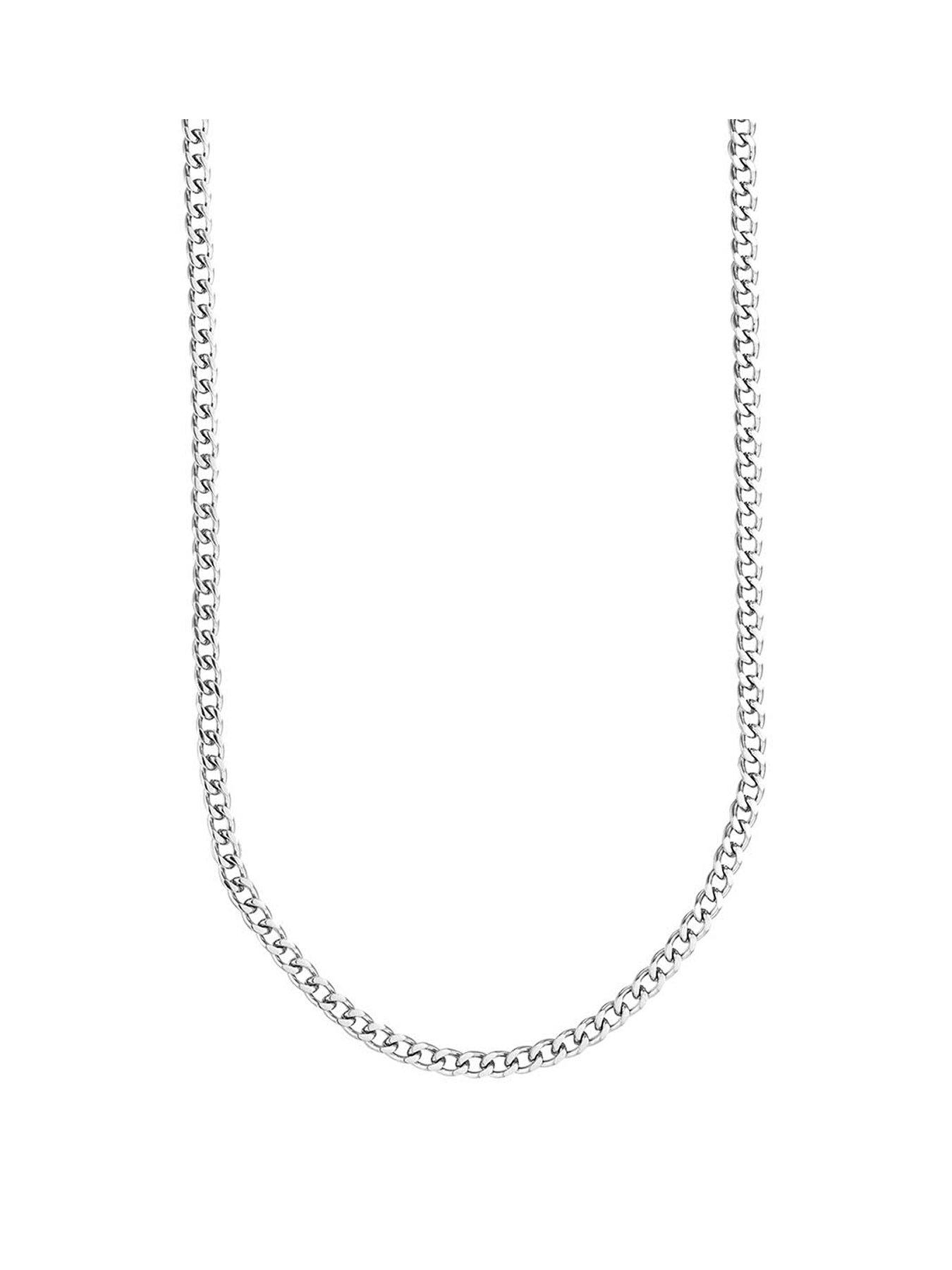 Image 1 of 4 of The Love Collection Gent's Steel Classic Curb Chain
