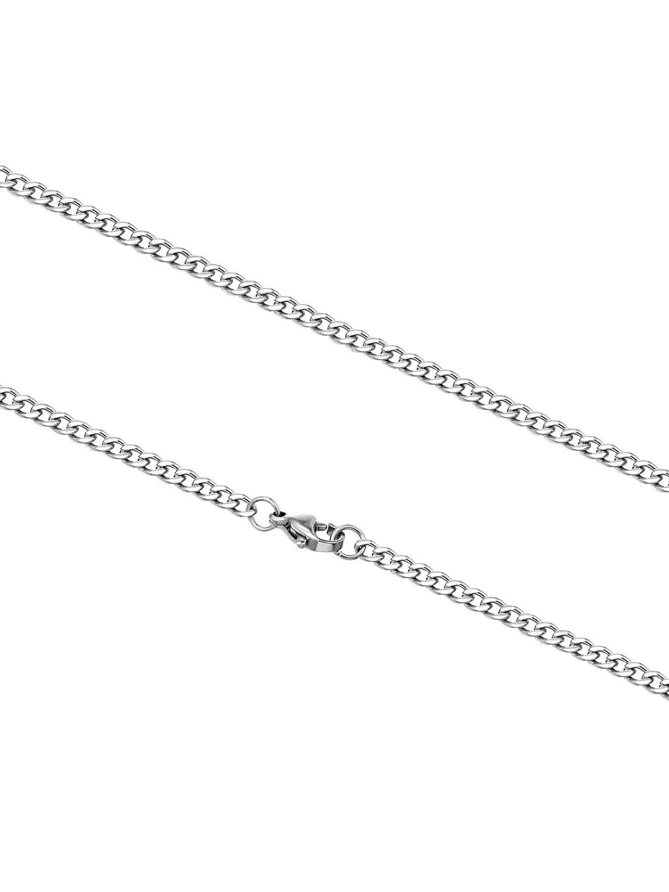 Image 2 of 4 of The Love Collection Gent's Steel Classic Curb Chain