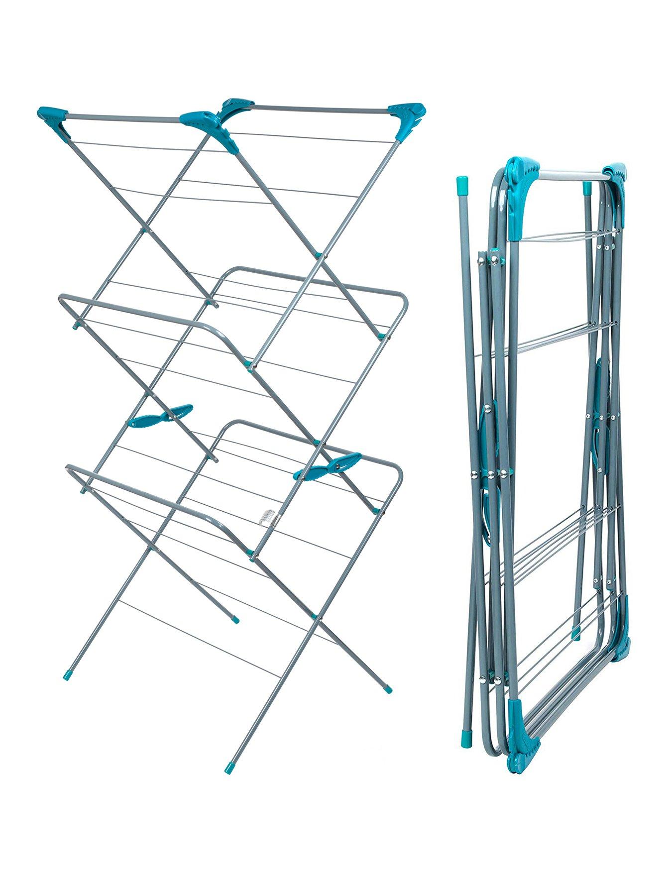 undefined 3 Tier Clothes Airer - Grey