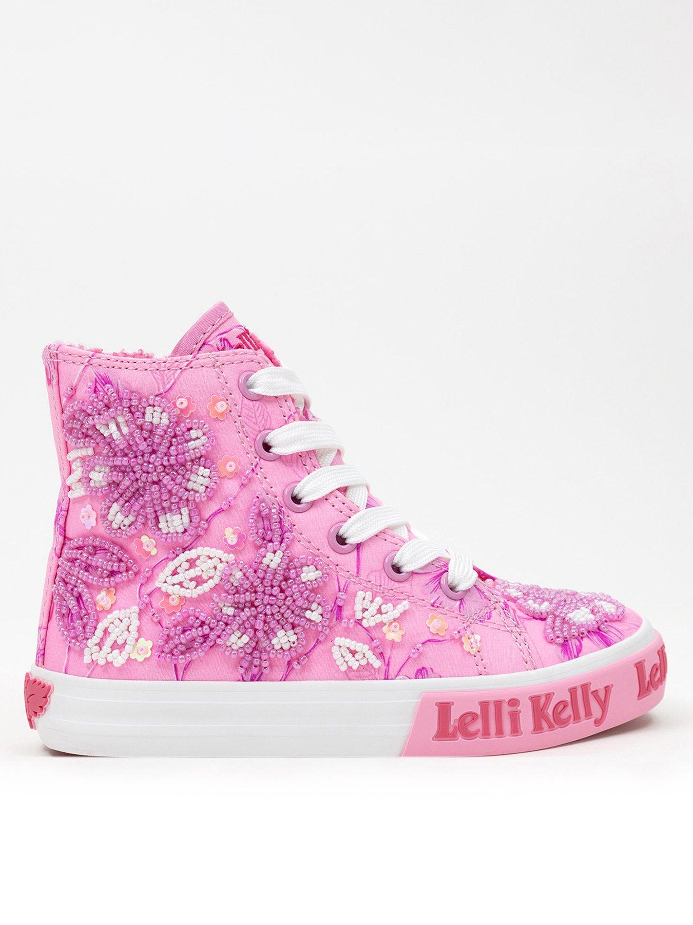 undefined Brooke M. Embellished Faux Fur Lined High Top - Pink