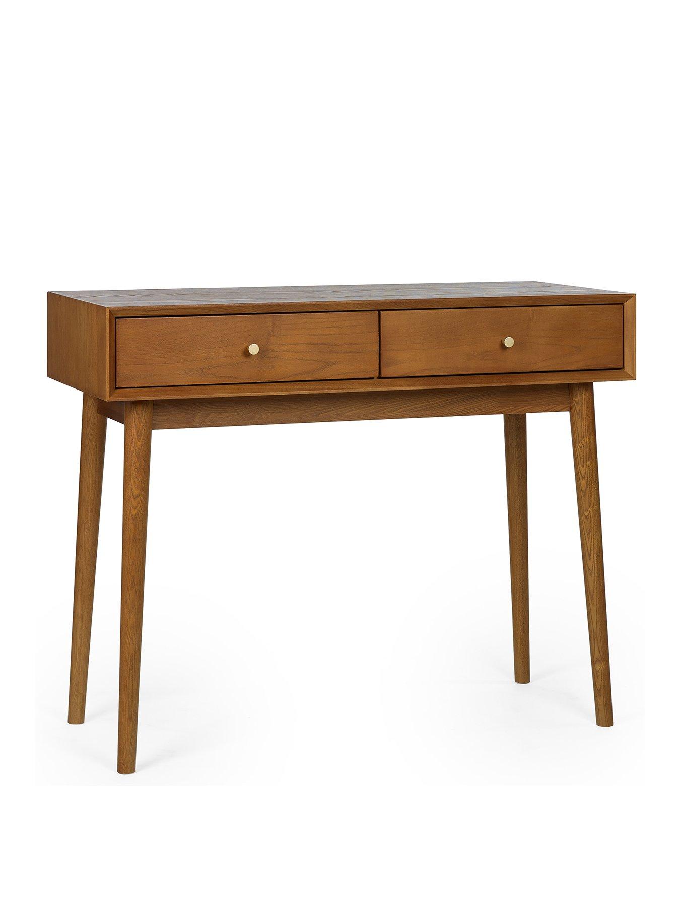 Image 3 of 5 of Julian Bowen Lowry Writing Desk With 2 Drawers