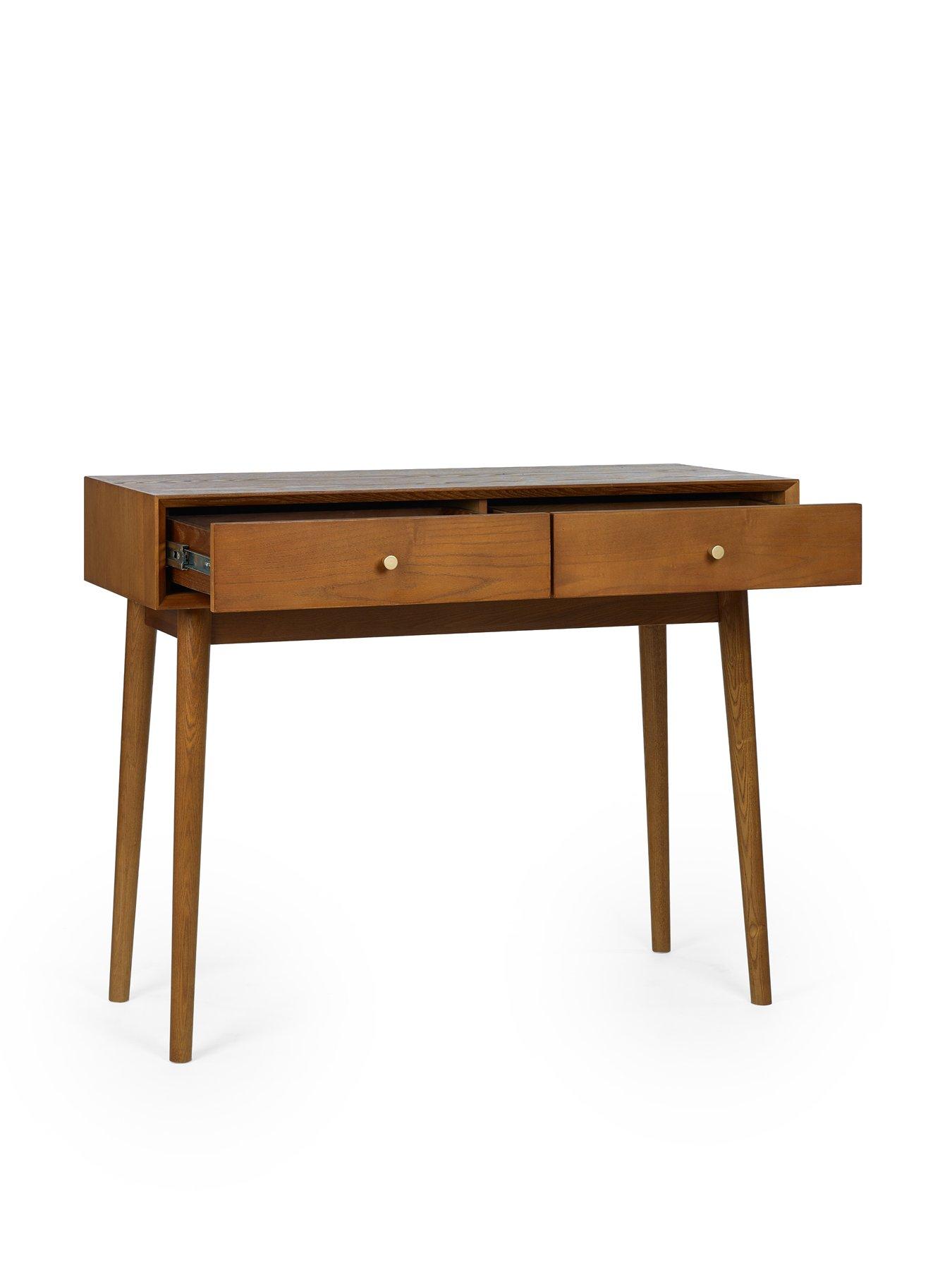 Image 4 of 5 of Julian Bowen Lowry Writing Desk With 2 Drawers