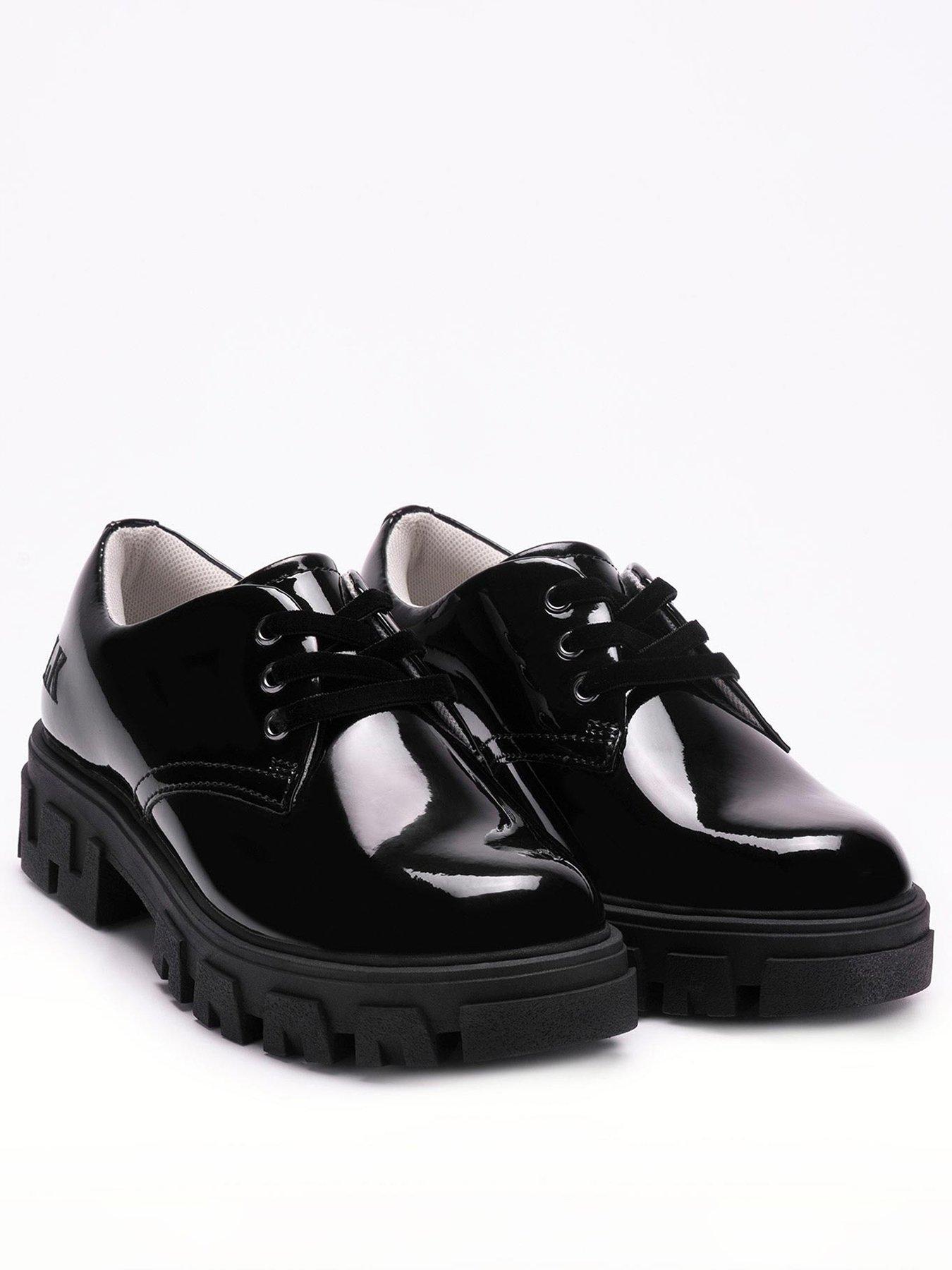 Image 2 of 4 of Lelli Kelly Miss Lk Maria Lace Up Patent School Shoe - Black