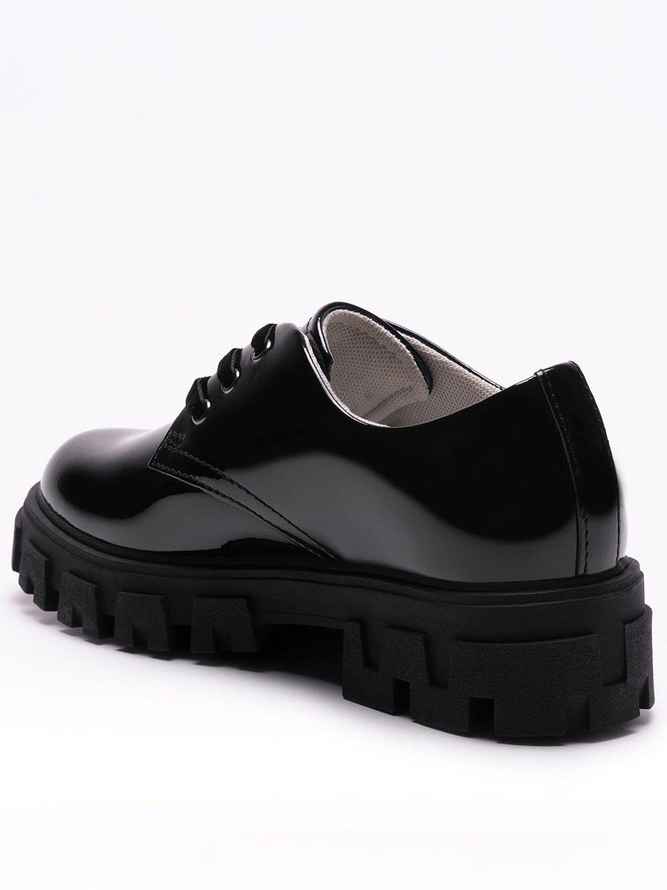 Image 3 of 4 of Lelli Kelly Miss Lk Maria Lace Up Patent School Shoe - Black
