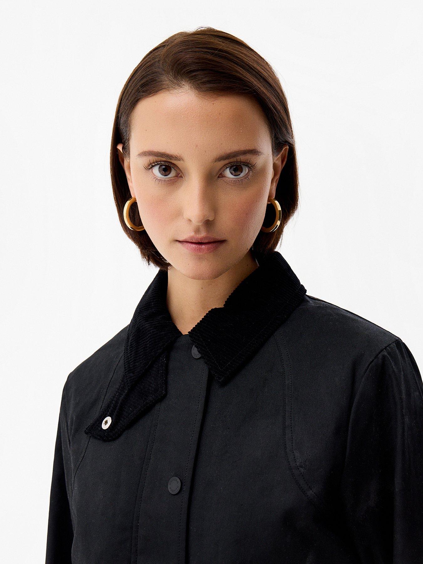 Image 4 of 4 of Hunter Marsha Wax Jacket - Black