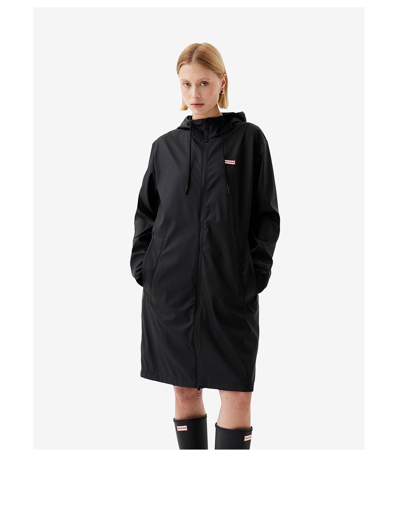 undefined Andrea Pu Rain Coat - Black