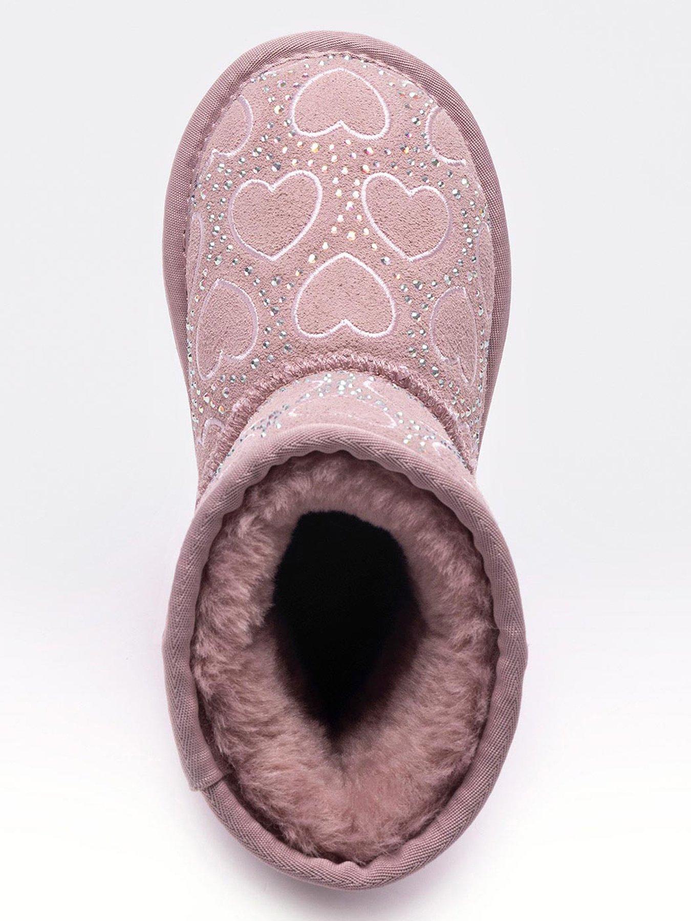 Image 4 of 5 of Lelli Kelly Clelia Heart Embellished Boot - Pink