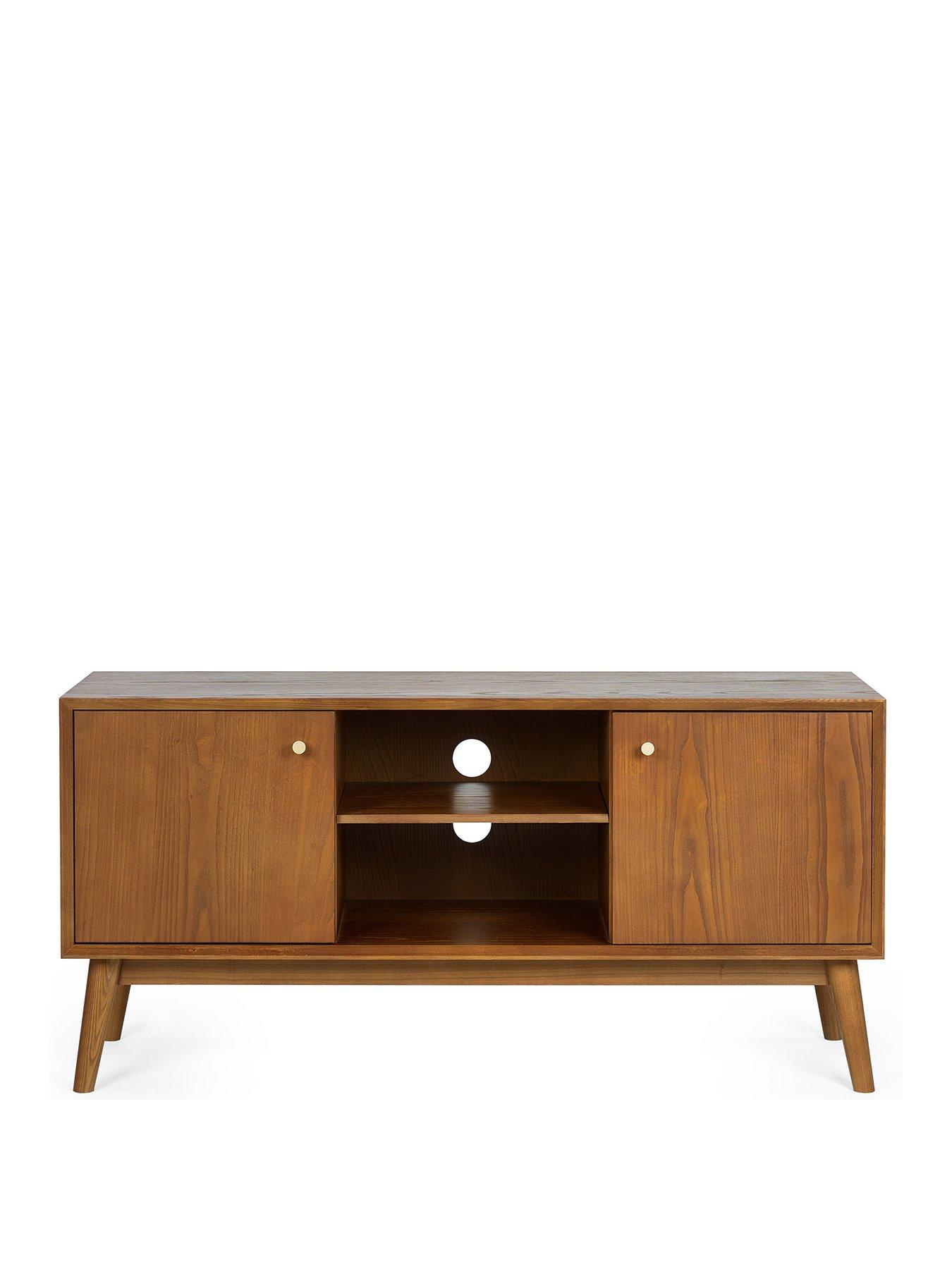 Julian Bowen Credenza piccola Lowry, legno, ciliegio frassino, 80 x 70 x 38 cm