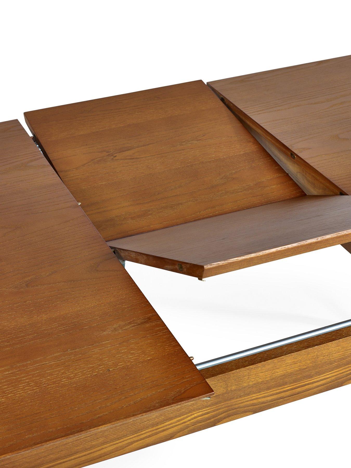 Image 6 of 7 of Julian Bowen Lowry Extending Dining Table With 2 Drawers