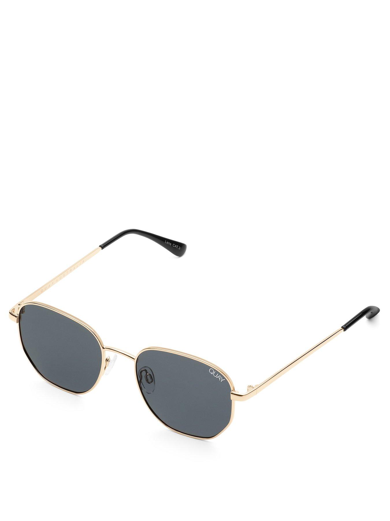 Big Time Metal Frame Aviator Sunglasses Gold