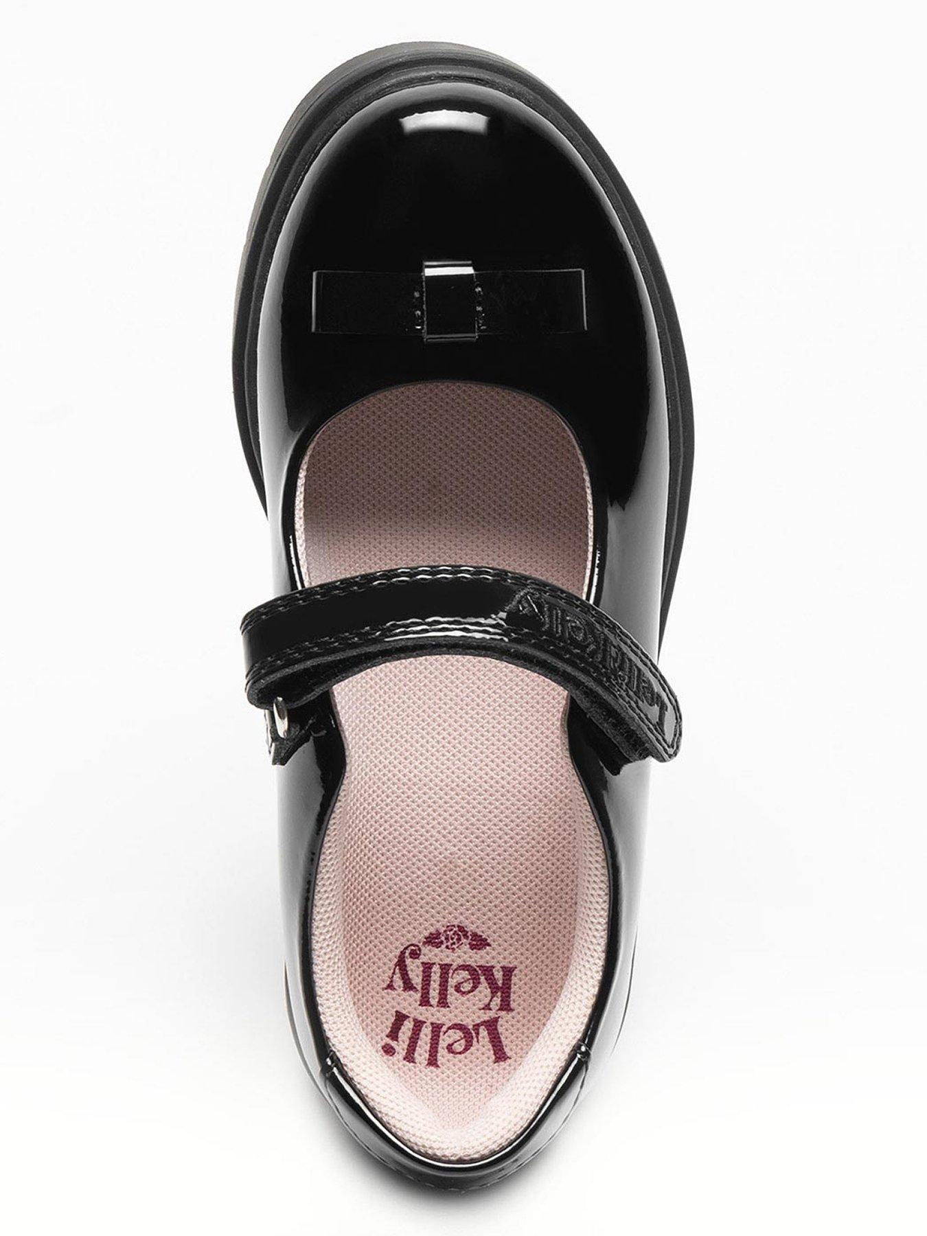 Image 3 of 3 of Lelli Kelly Jolie Bow Chunky Sole Mary Jane School Shoe - Black
