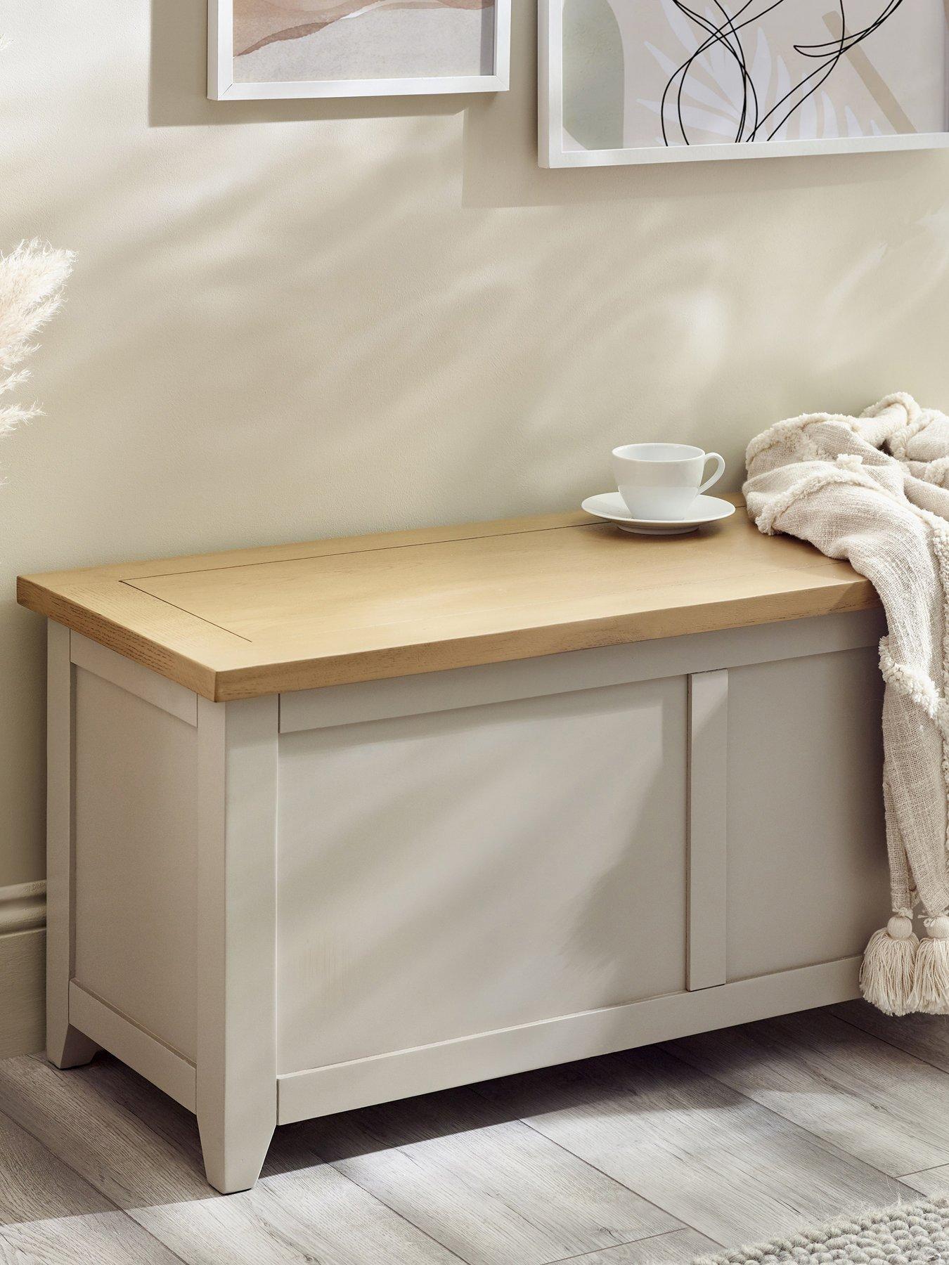 Product photograph of Julian Bowen Richmond Storage Bench from very.co.uk