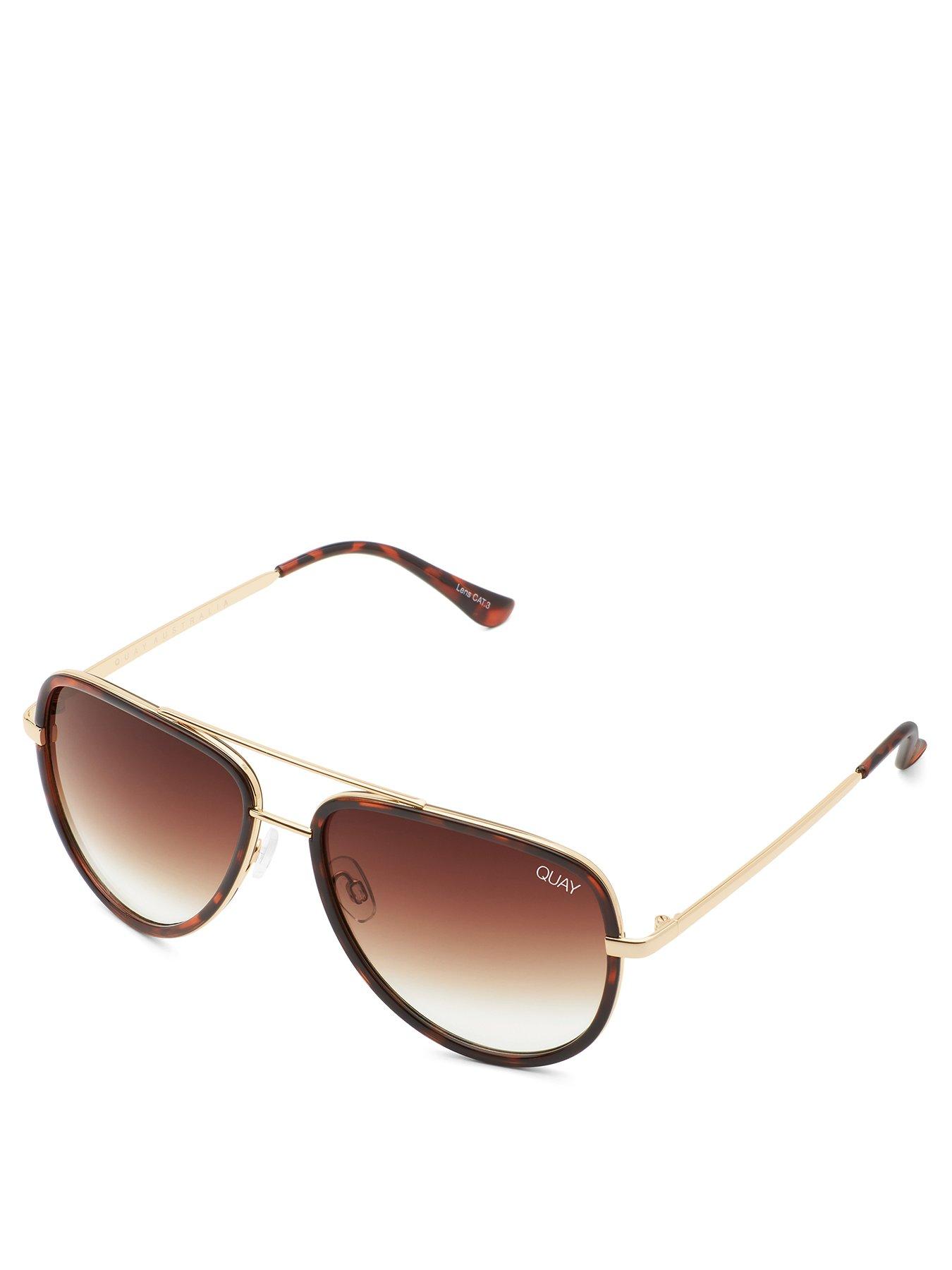 All In Mini Aviator Sunglasses - Brown