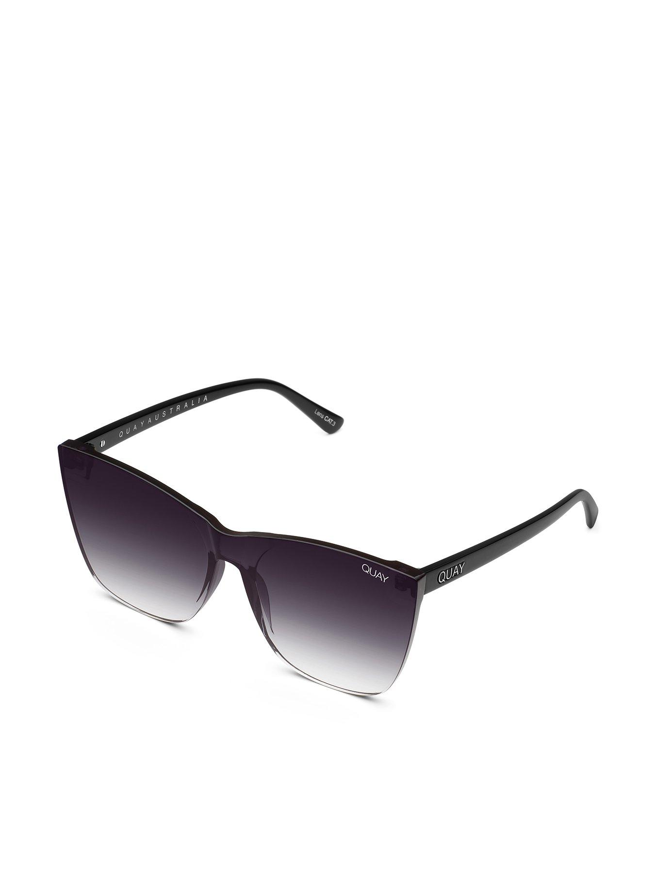 QUAY AUSTRALIA Come Thru Dramatic Fade Cateye Frame Sunglasses