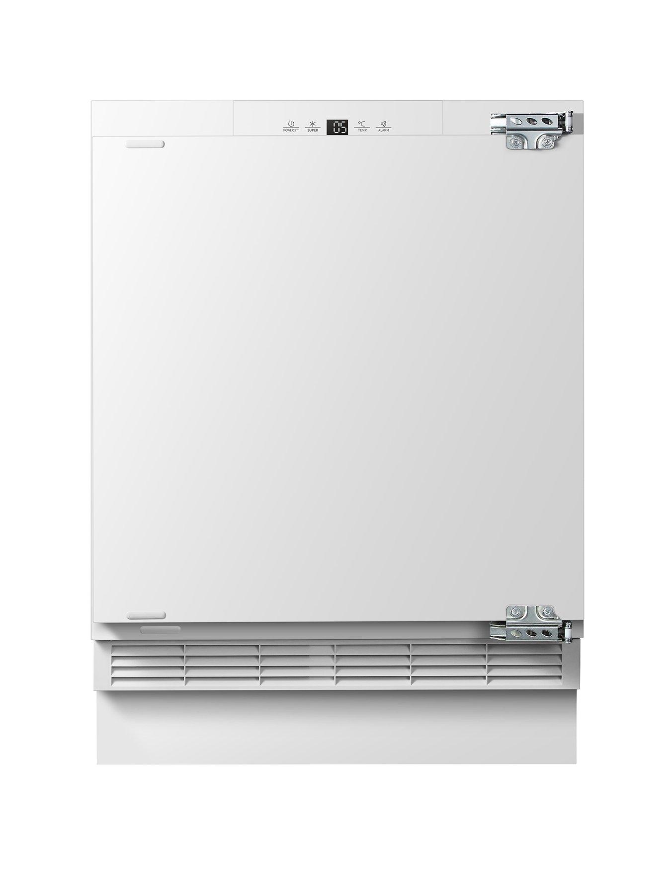 Fridgemaster MBUR60121E, 60cm integrated Undercounter Fridge with Ice box, Fixed hinge