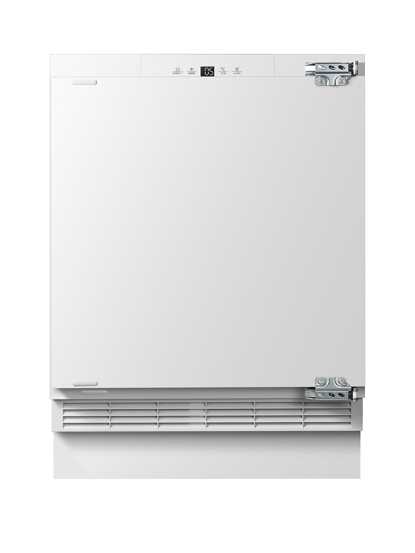 Fridgemaster MBUR60121E, 60cm integrated Undercounter Fridge with Ice box, Fixed hinge
