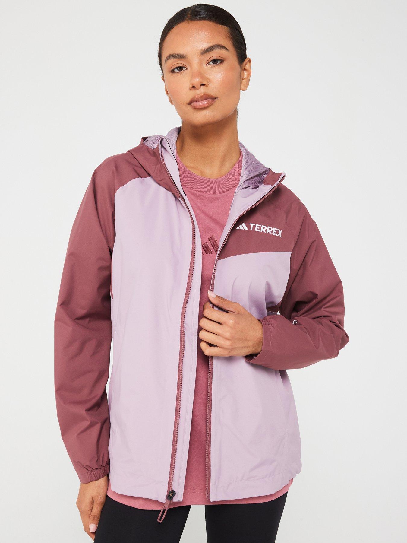 Womens adidas rain jacket with hood clearance