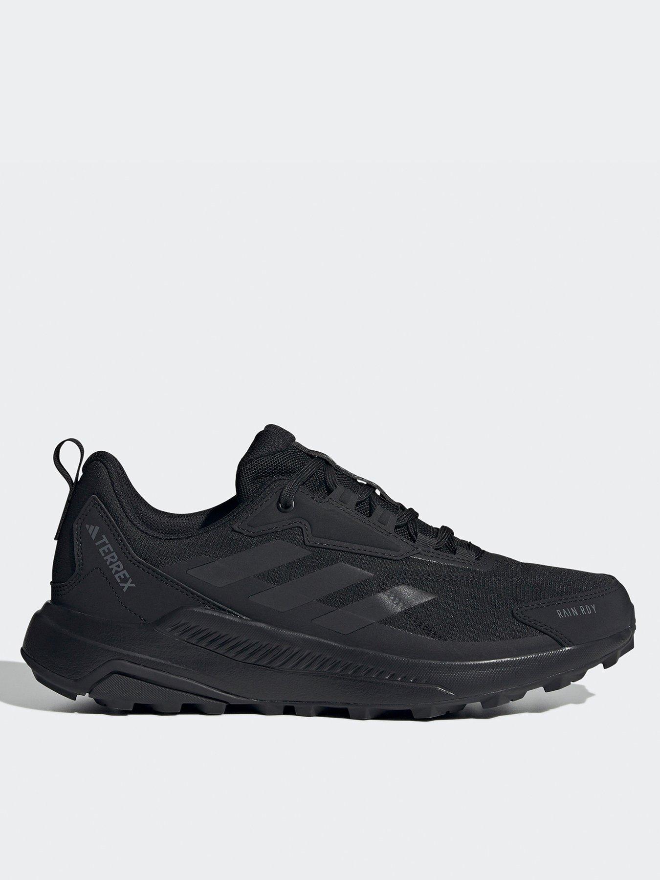 adidas Terrex Mens Anylander Rain Ready Waterproof Hiking Shoes - Black