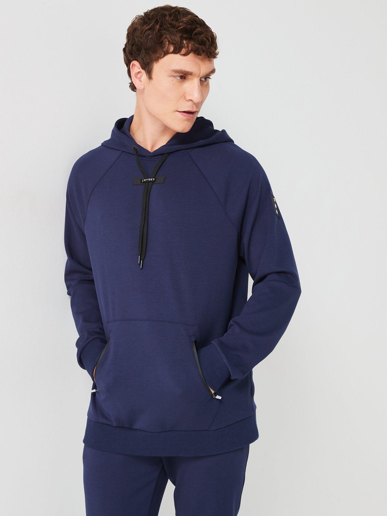 Image 1 of 4 of Aytee7 x Very Technical Interlock Hoodie - Navy