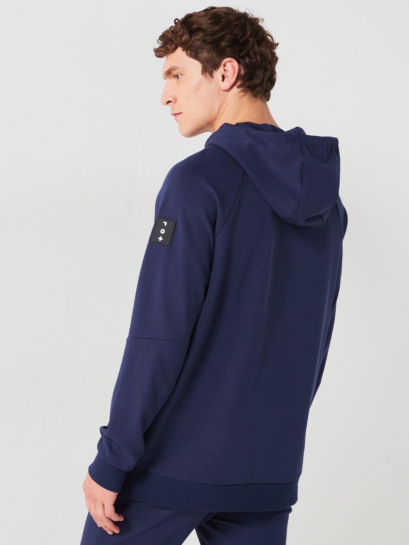 Image 2 of 4 of Aytee7 x Very Technical Interlock Hoodie - Navy