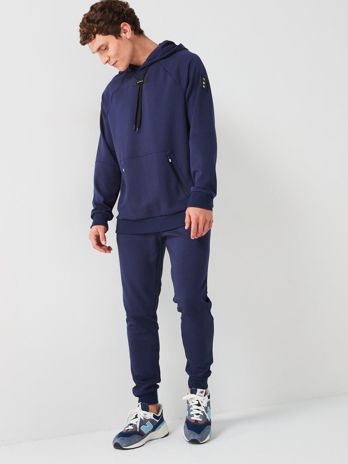 Image 3 of 4 of Aytee7 x Very Technical Interlock Hoodie - Navy