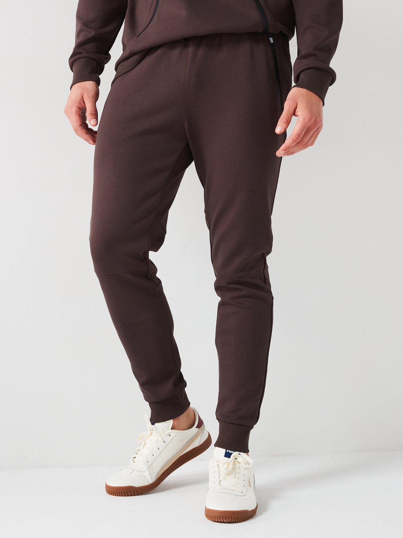 undefined Technical Interlock Jogger - Brown