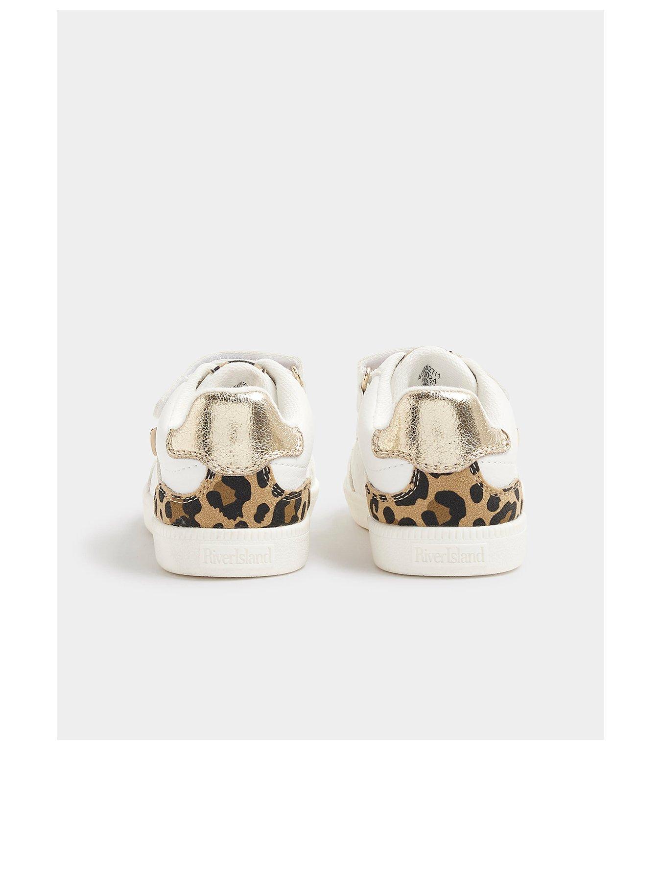 River island leopard print trainers sales