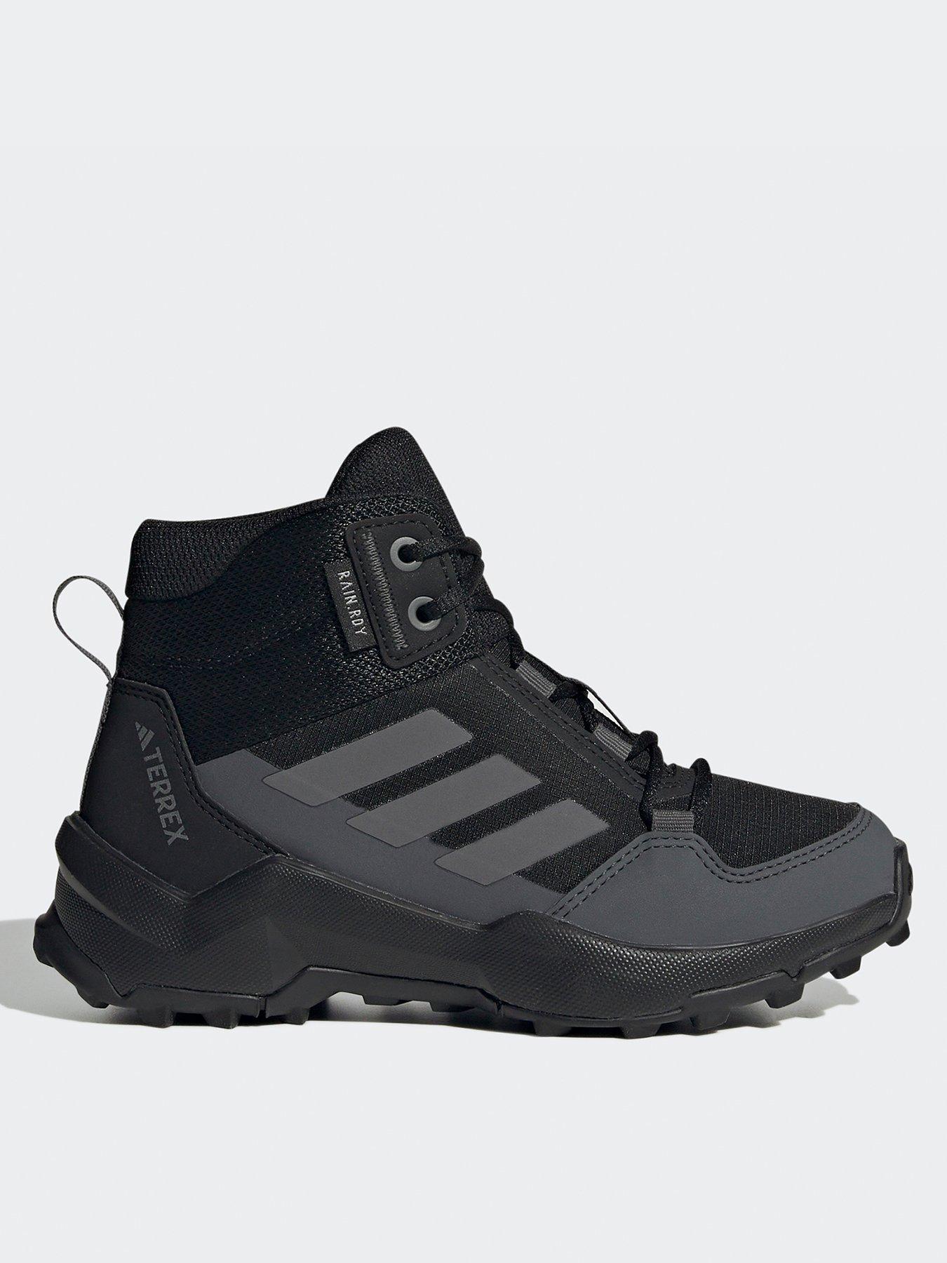 adidas Terrex Kids Ax4 Rain Ready Waterproof Hiking Boots - Dark Grey