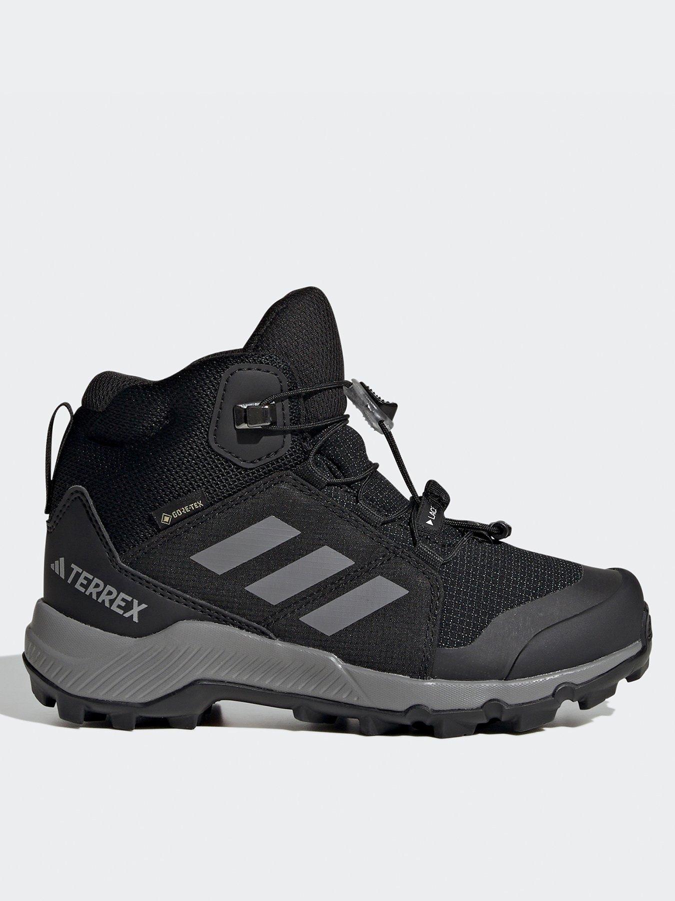 adidas Terrex Kids Gore-Tex Hiking Boots -black, Black, Size 10 Younger