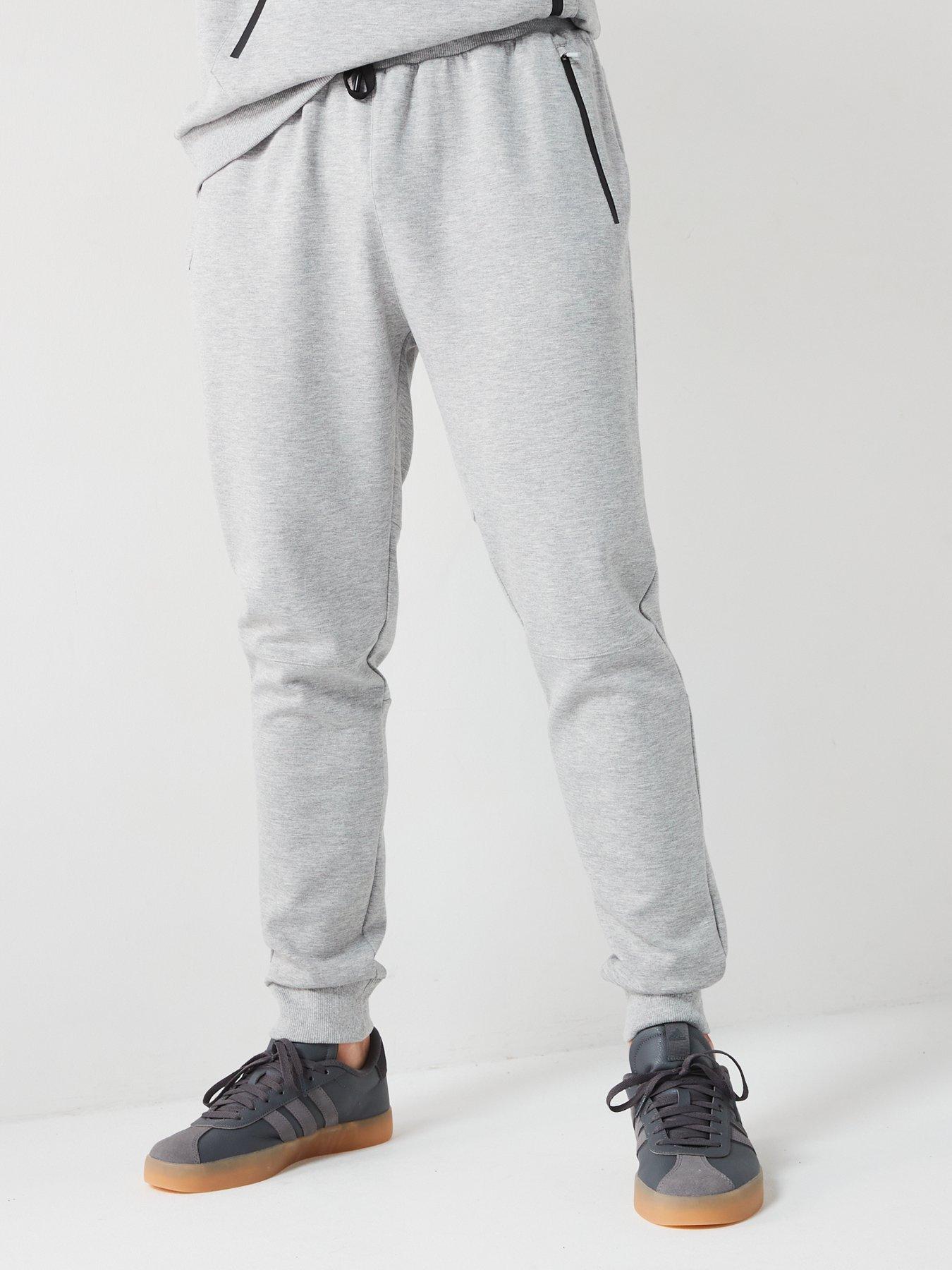 undefined Technical Interlock Jogger - Grey Marl