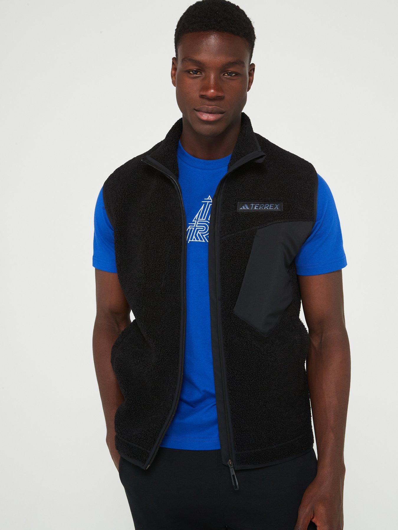 adidas Terrex Mens Xpl High Pile Fleece Vest black Very