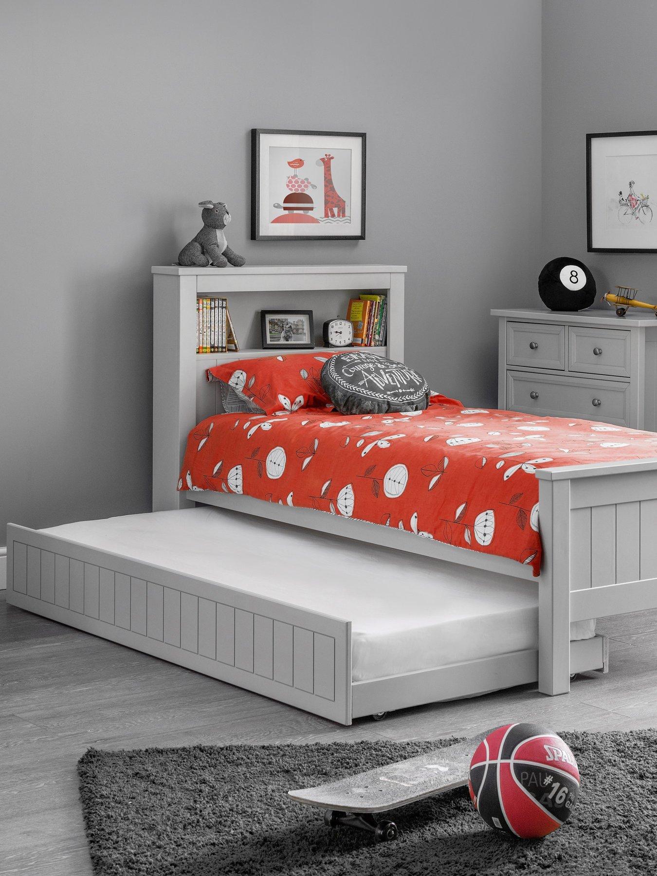 Product photograph of Julian Bowen Set Of Maine Bookcase Bed Underbed from very.co.uk