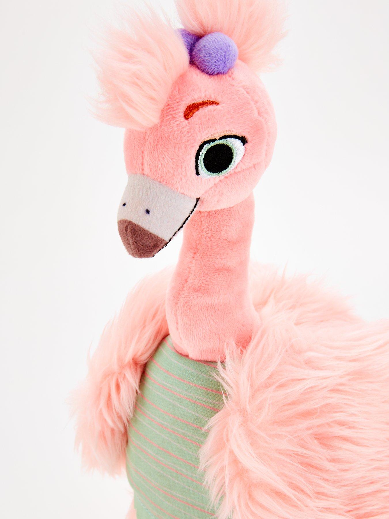Image 3 of 5 of Very Coral the Flamingo Plush Toy 25cm