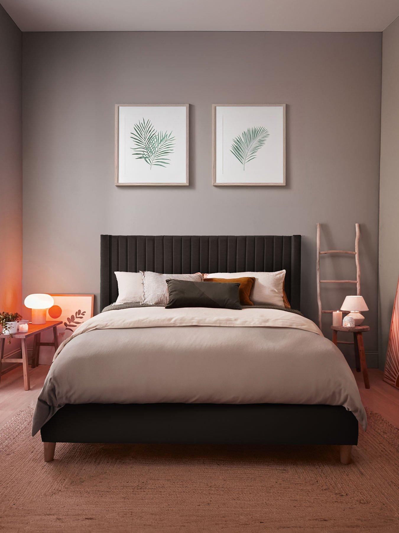 Product photograph of Silentnight Slumber Headboard - Ebony from very.co.uk