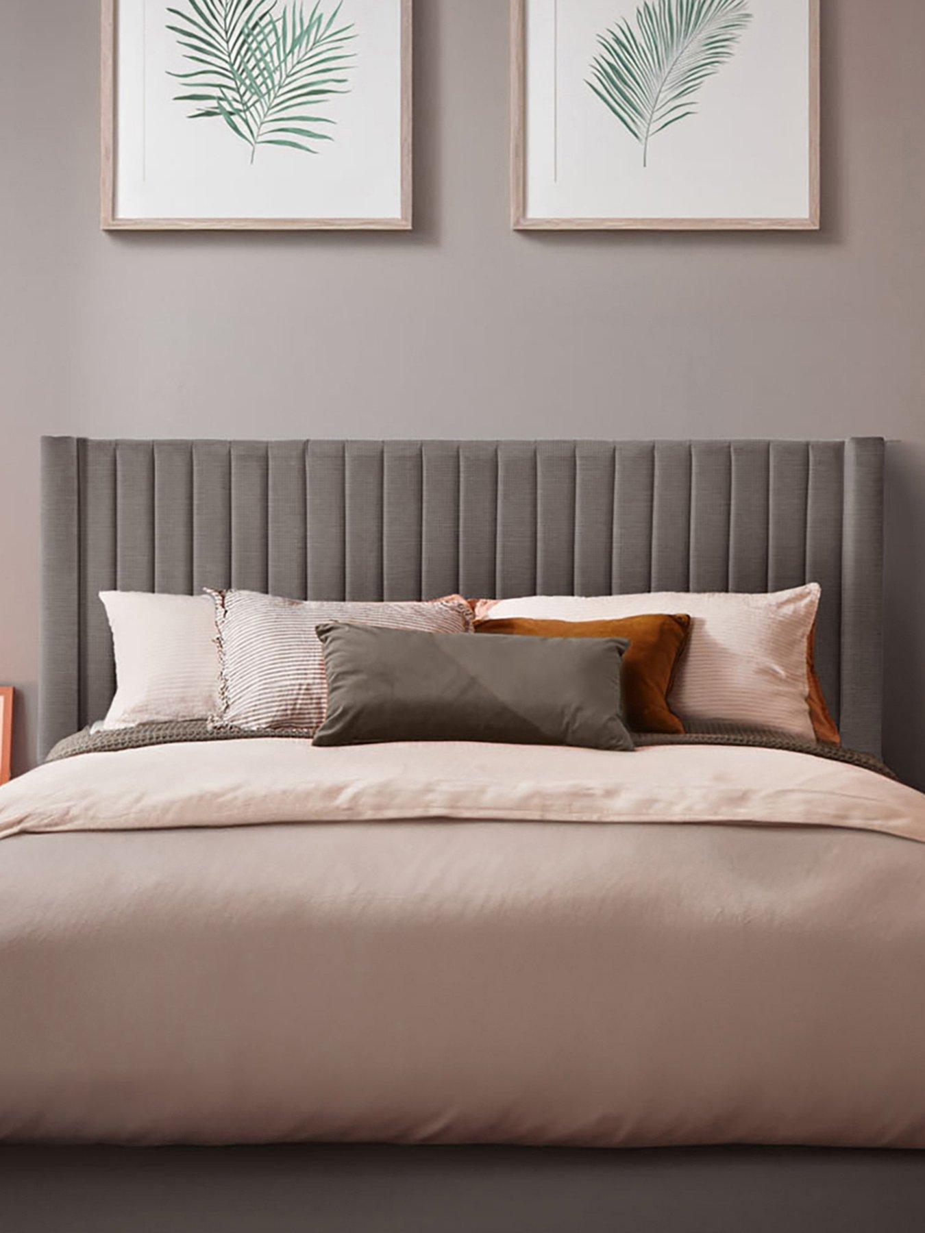 Product photograph of Silentnight Slumber Headboard - Slate Grey from very.co.uk