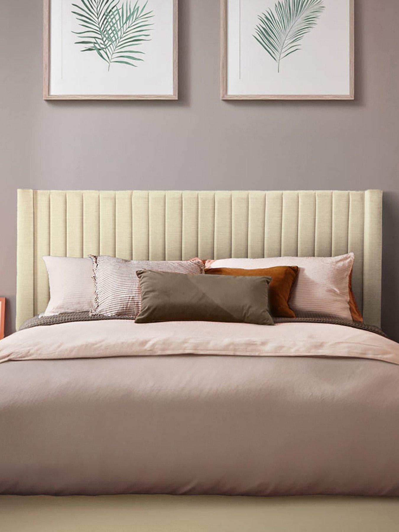 Product photograph of Silentnight Slumber Headboard - Woven - Moon from very.co.uk