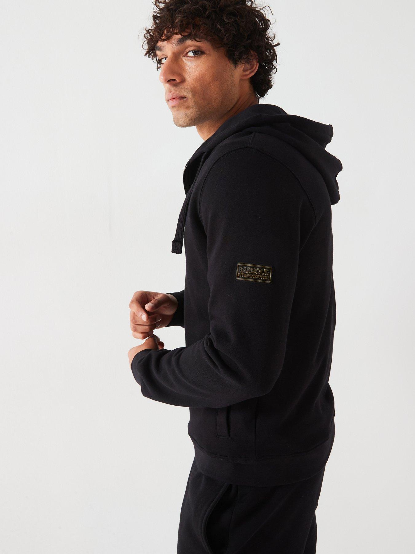 Barbour International Exclusive - Zip Hoodie - Black
