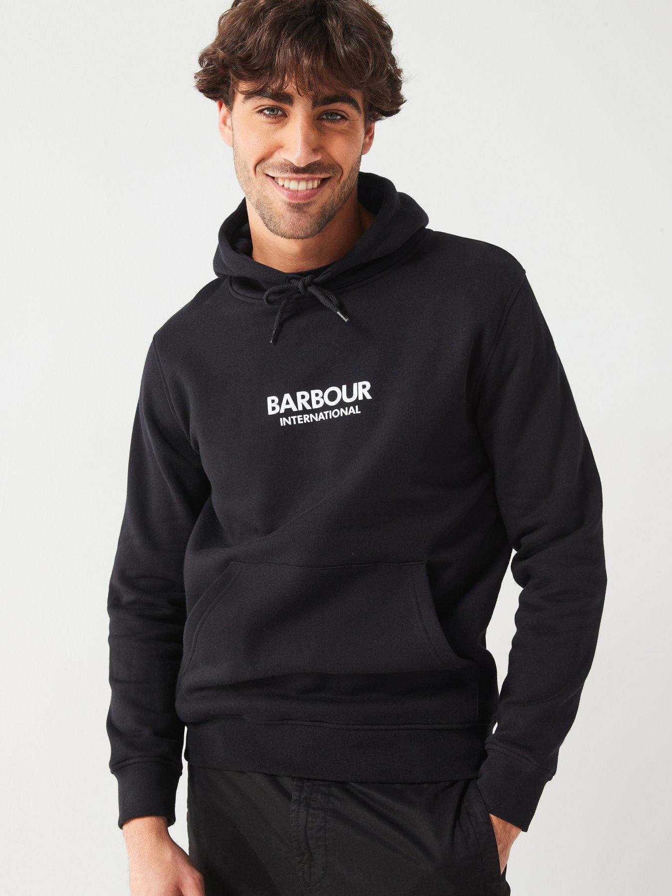 Barbour international playoff hooded sweatshirt sale