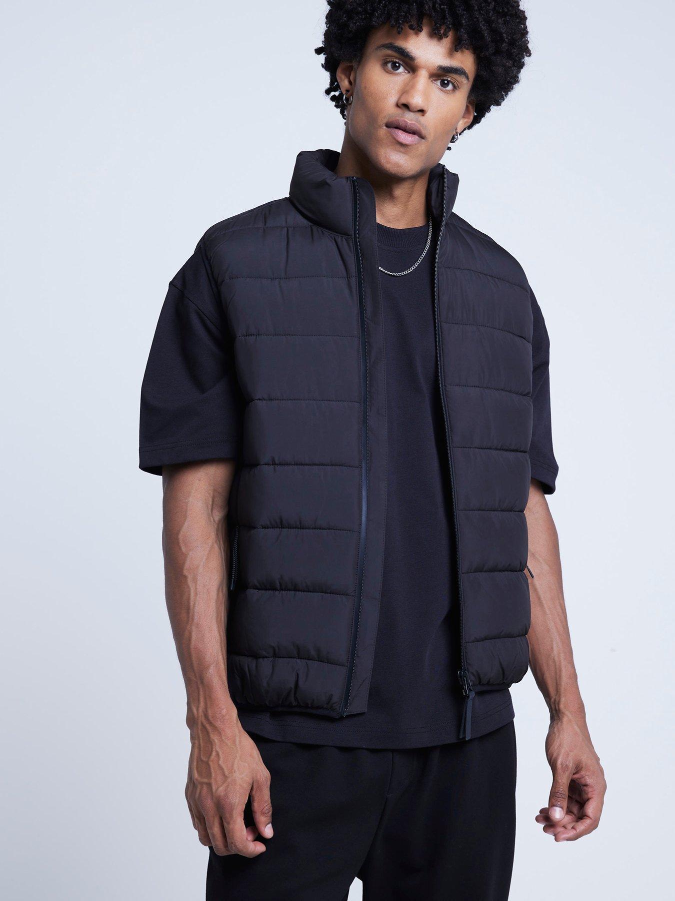 undefined Quilted Gilet - Black