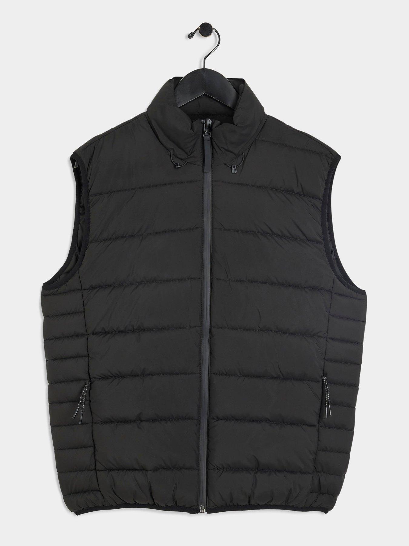 Image 5 of 6 of River Island Quilted Gilet - Black