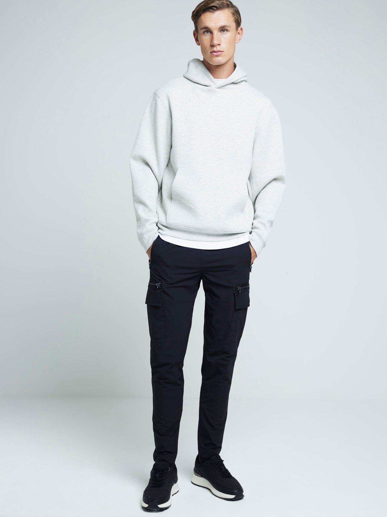 undefined Affleck Skinny Cargo Pants - Black