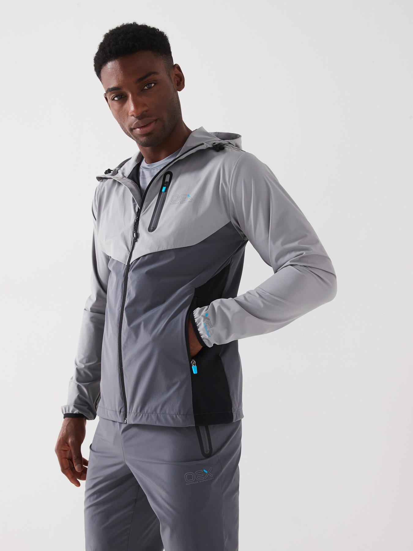 undefined Men's Fell Track Top - Dark Grey