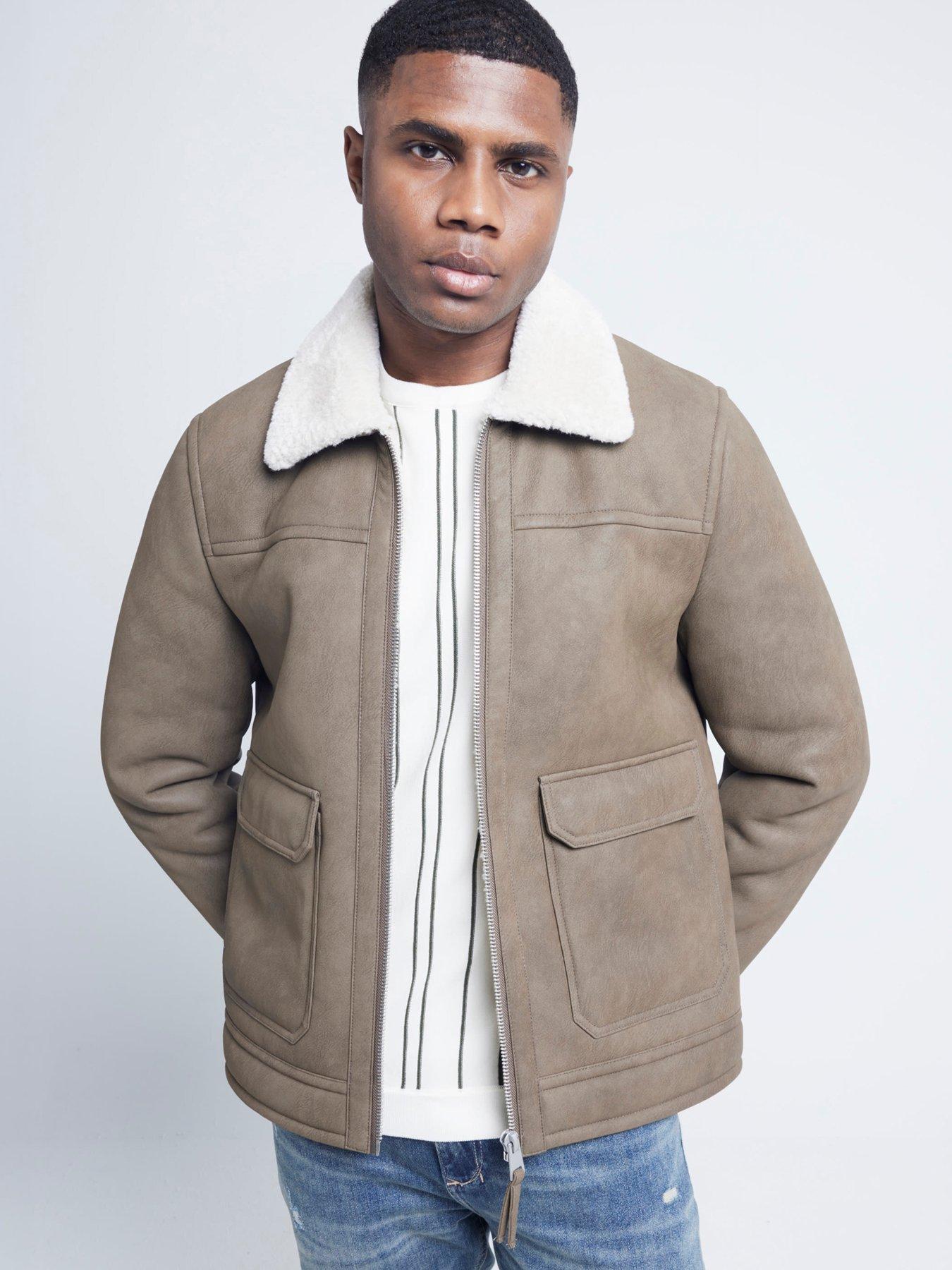 Nubuck Shearling Western Jacket