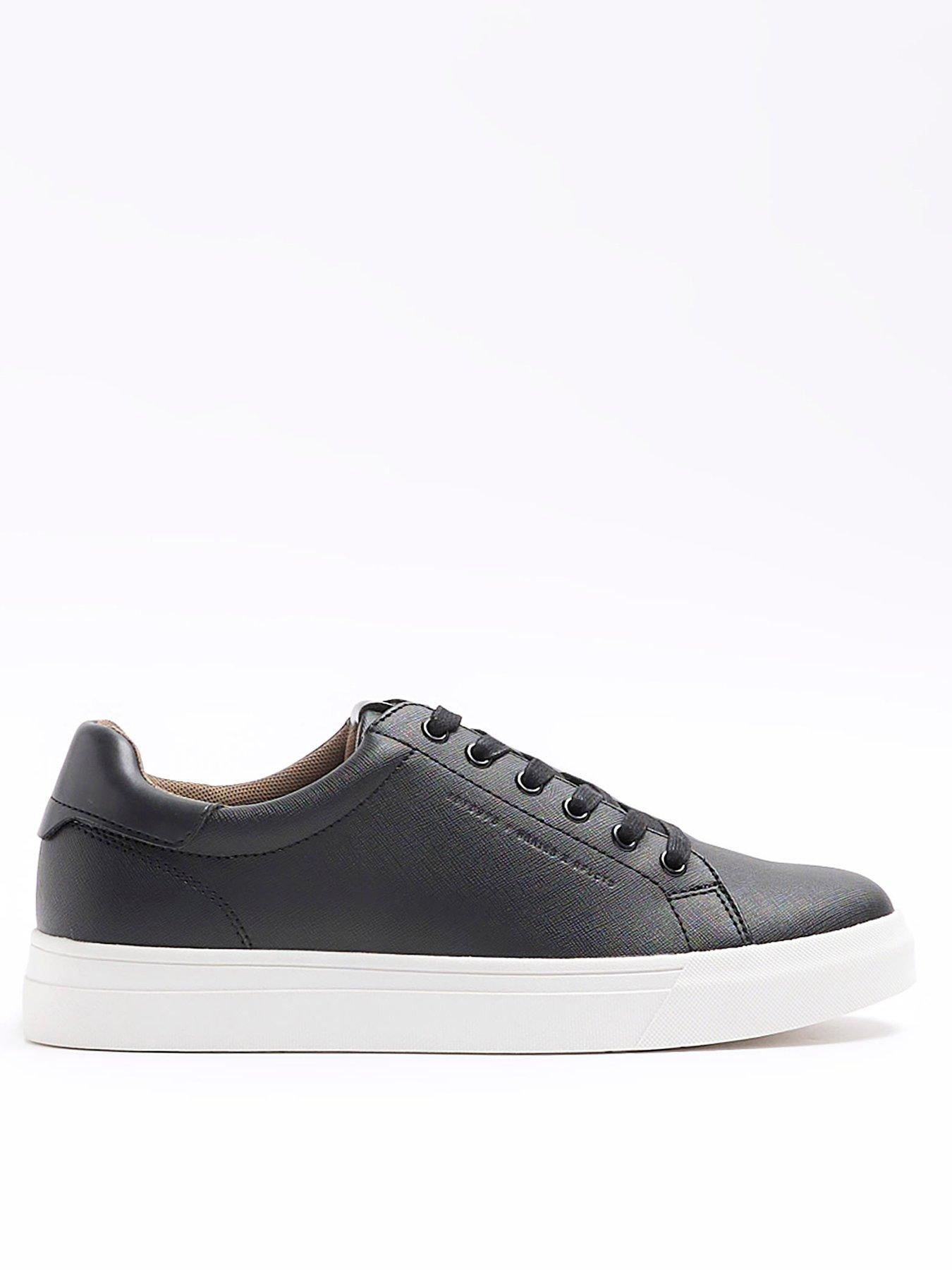 River Island Cupsole Trainers - Black | Very.co.uk