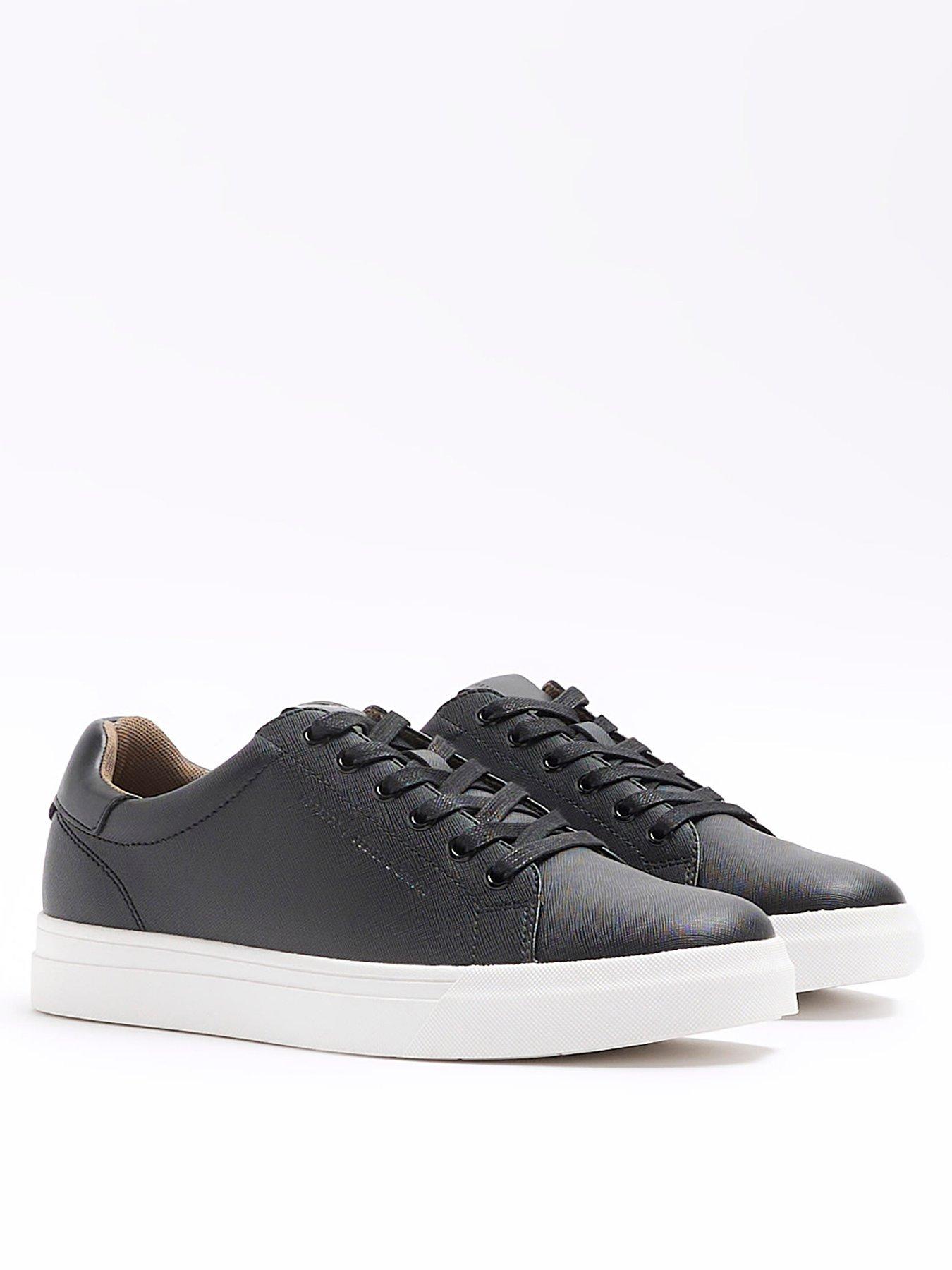 River Island Cupsole Trainers - Black | Very.co.uk