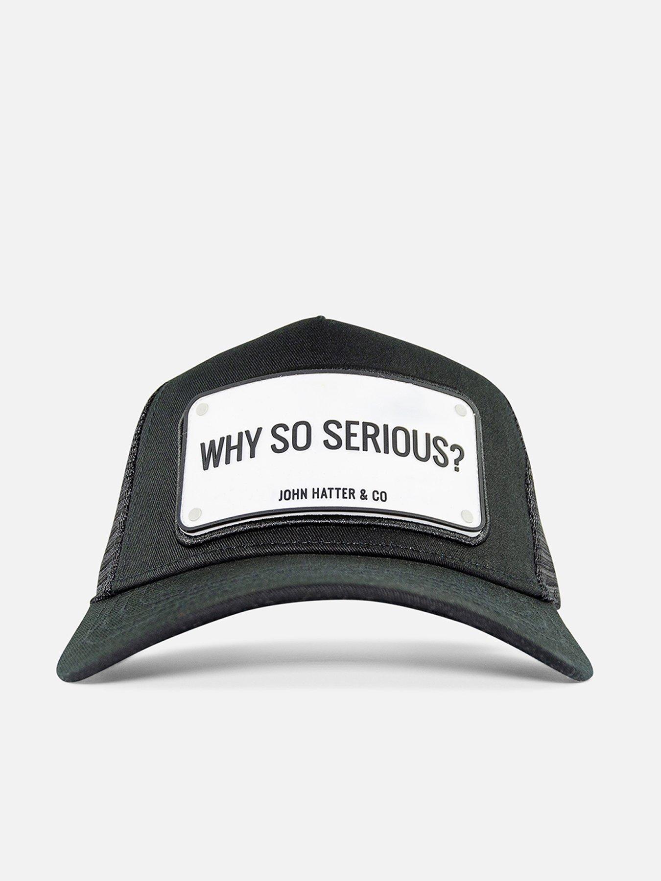 John Hatter John Hatter & Co Rubber Why So Serious Cap | Very.co.uk